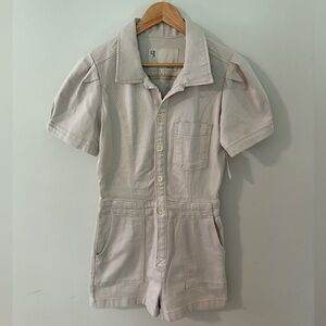 NWT Anthropologie Pilcro The Kit Utility Romper |Size 6
